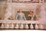Paolo  Veronese Giustiana Barbaro and her Nurse (mk08) oil painting
